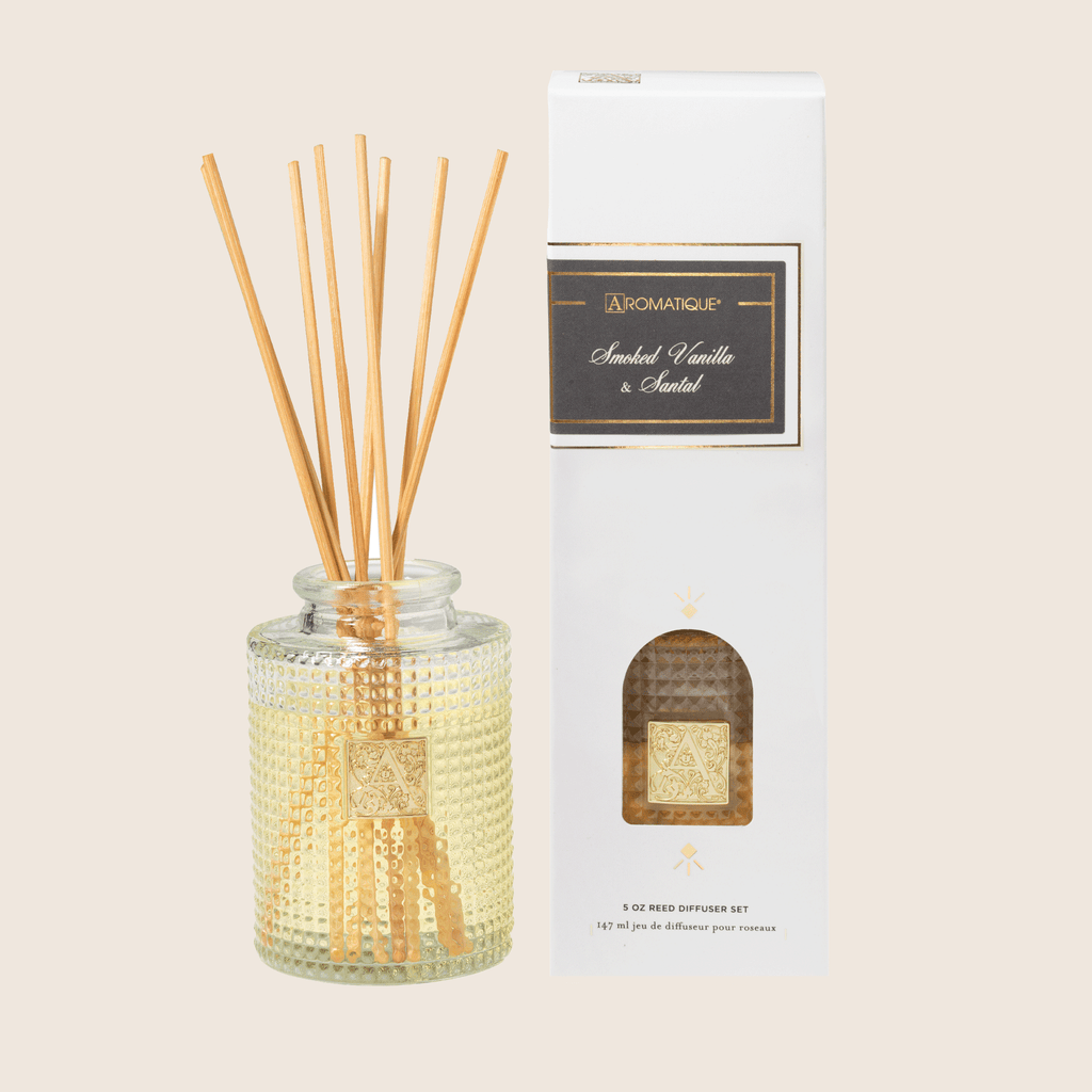 Smoked Vanilla and Santal Aromatique Reed and Ceramic Diffuser Oil Refills - 4oz