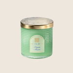 Pistachio Macaroon - 6 oz Textured Glass Candle w/Metal Lid - 11 EA