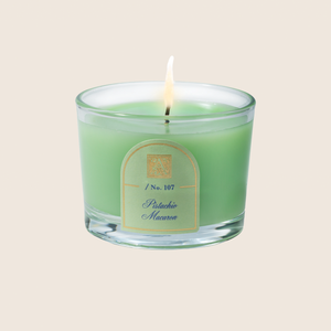 Pistachio Macaroon - Petite Tumbler Glass Candle - 12 EA