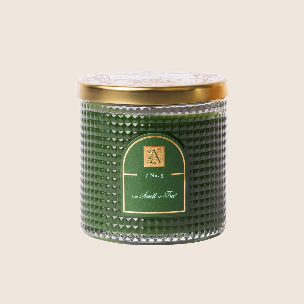 The Smell of Tree - Textured Glass Candle - 11 EA
