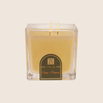 Orange & Evergreen - Cube Glass Candle - 6 EA