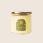 Orange & Evergreen - Textured Glass Candle - 11 EA