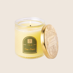 Orange & Evergreen - Textured Glass Candle - 11 EA