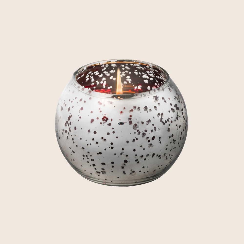 The Smell of Christmas - Holiday Metallic Globe Candle LTE - 4 EA