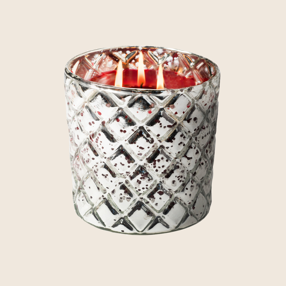 The Smell of Christmas - Holiday Metallic Diamond Candle LTE - 4 EA
