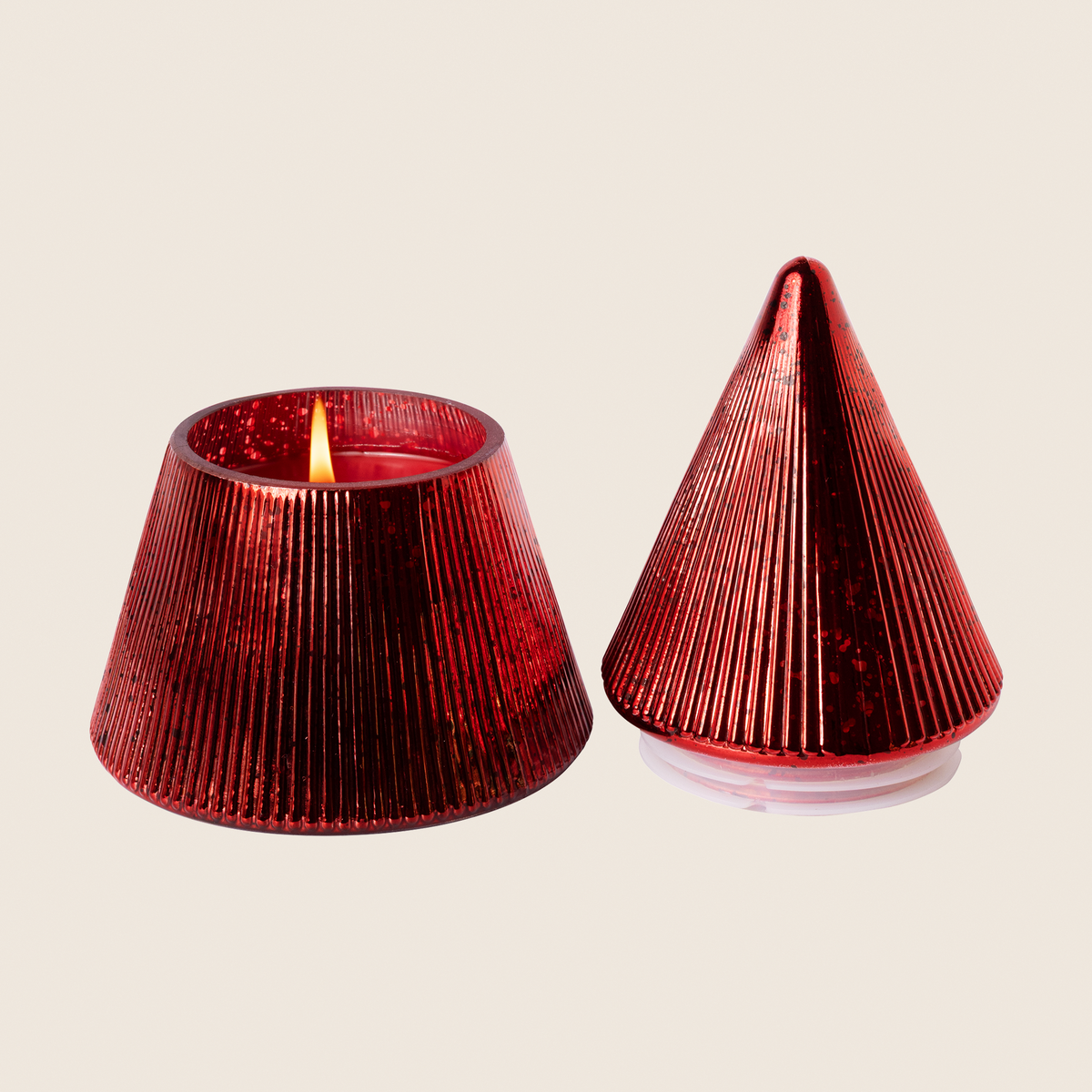 The Smell of Christmas® - Plaid Tree Glass Candle - 4 EA