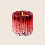 The Smell of Christmas® - Plaid Ribbed Glass Candle - 4 EA