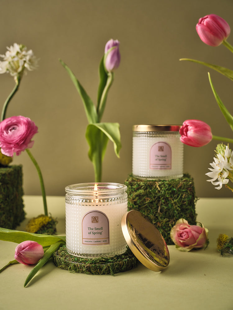 The Smell of Spring® - Textured Glass Candle - 11 EA