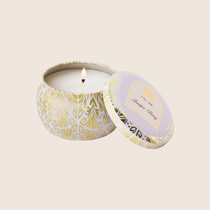 Juniper Berry - Printed Travel Tin Candle - 8 EA
