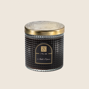 The Smell of Espresso - Textured Glass Candle - 11 EA