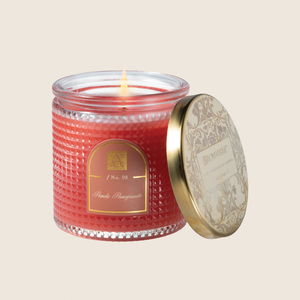 Pomelo Pomegranate - Textured Glass Candle - 11 EA