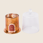 Cinnamon Cider - Plaid Cloche Candle - 4 EA