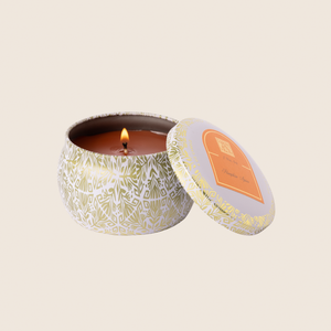 Pumpkin Spice - Printed Tin Travel Candle - 8 EA