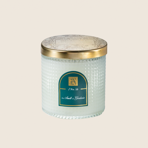 The Smell of Gardenia - Textured Glass Candle - 11 EA