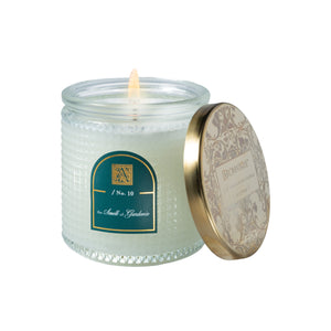 The Smell of Gardenia - Textured Glass Candle - 11 EA