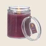 NEW! Sparkling Currant - Textured Glass Candle with Lid - 4 EA