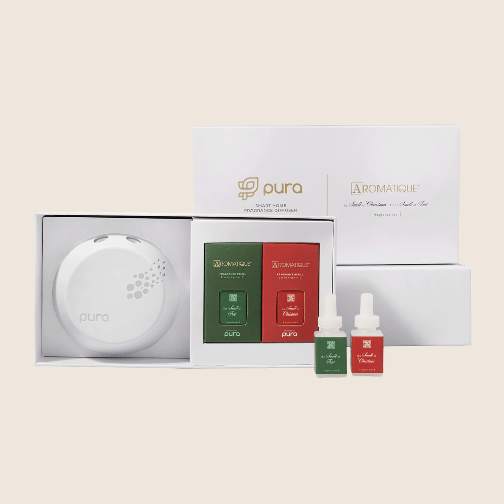 The Smell of Tree + The Smell of Christmas - Pura Device Bundle - 4 EA