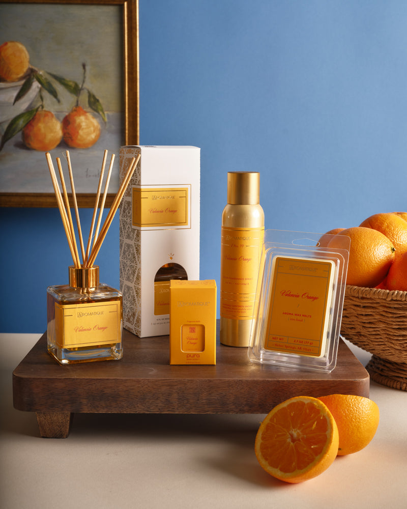 Valencia Orange - Reed Diffuser Set - 4 EA