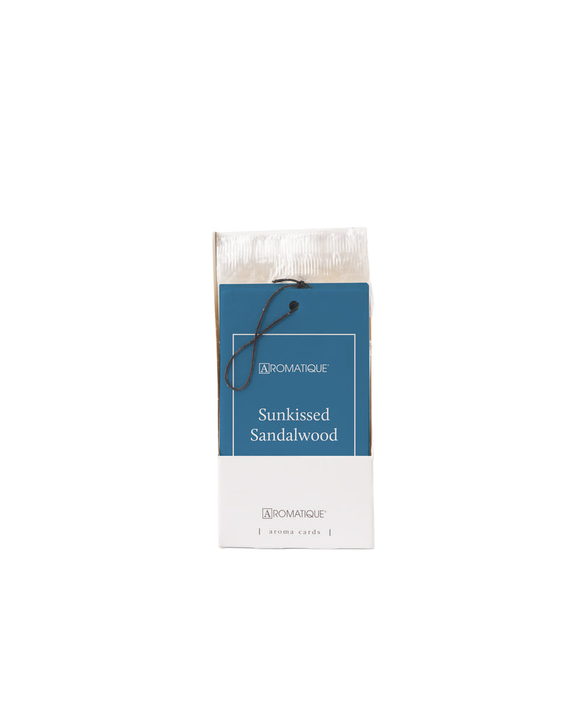 Sunkissed Sandalwood - Aroma Card - 20 EA