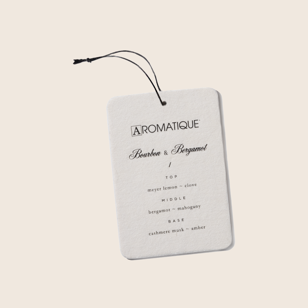 Bourbon & Bergamot - Aroma Card - 20 EA