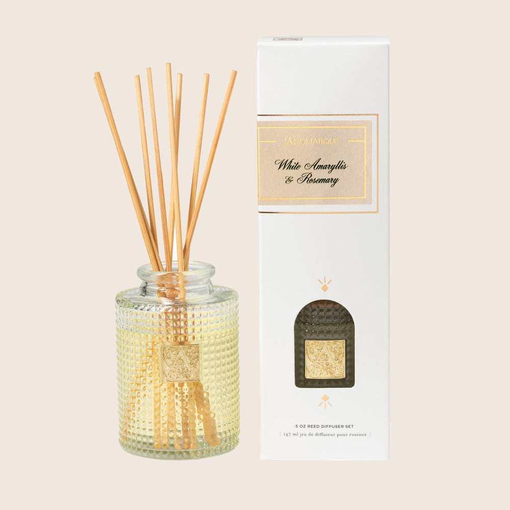 
            
                Load image into Gallery viewer, White Amaryllis &amp;amp; Rosemary - Reed Diffuser Set - 4 EA
            
        