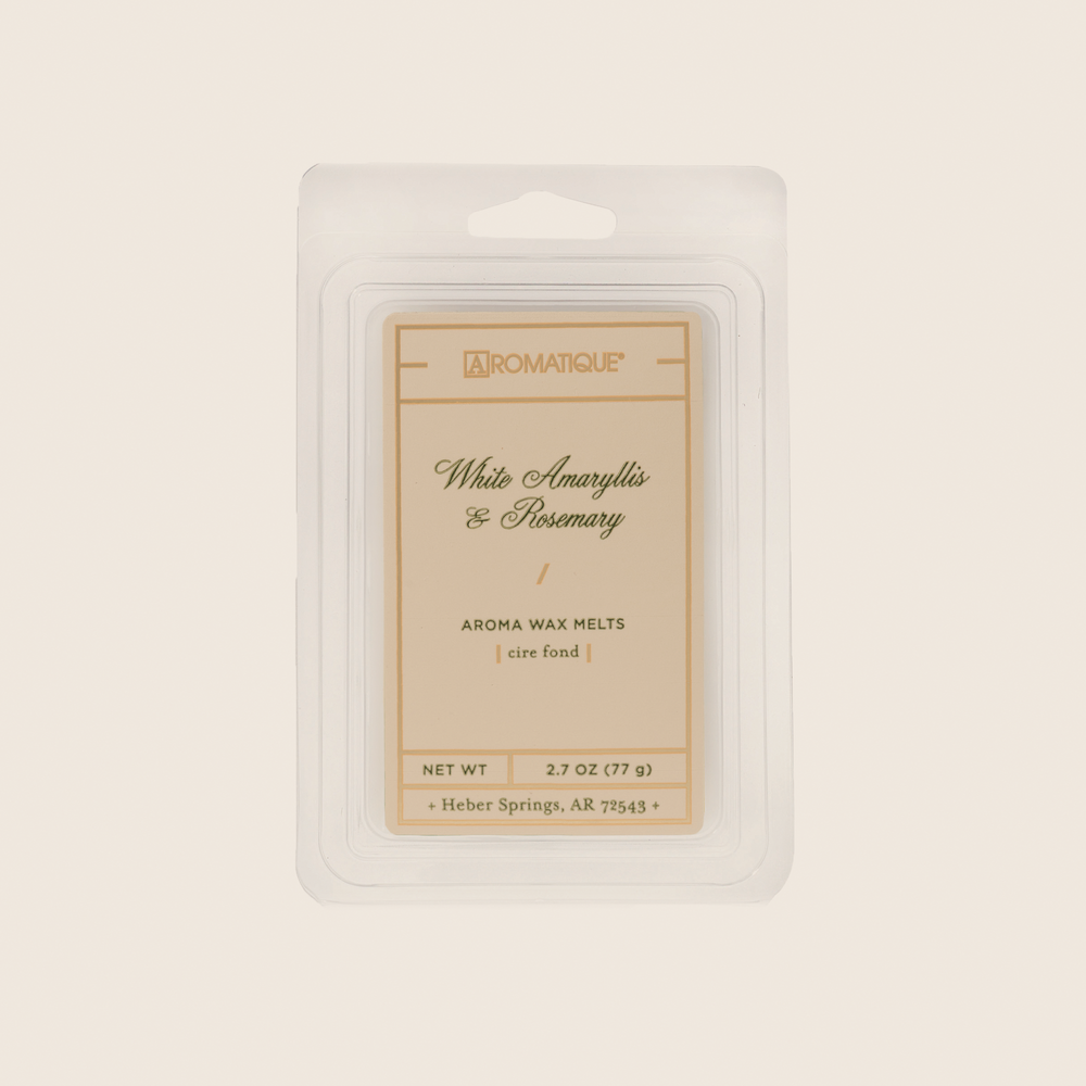 White Amaryllis & Rosemary - Aroma Wax Melts - 12 EA