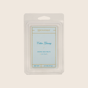 
            
                Load image into Gallery viewer, Cotton Ginseng is fresh and light, with notes of cotton blended with jasmine, eucalyptus, and lavender florals enveloped with sandalwood and musk. Cotton Ginseng Aroma Wax Melts contain a set of 8 cubes made from 100% food-grade paraffin wax and a highly fragrant aroma - no wicks or flames needed.
            
        