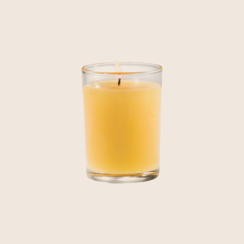 The Agave Pineapple Votive Candle has a lush, fruity floral blend of pineapples and rosewood paired with sweet agave and jasmine fragrance. Our candles are all hand-poured in Arkansas. Made with a proprietary wax blend, ethically sourced containers and cotton wicks. Light one of these aromatic candles and transport yourself to a memory or emotion. 